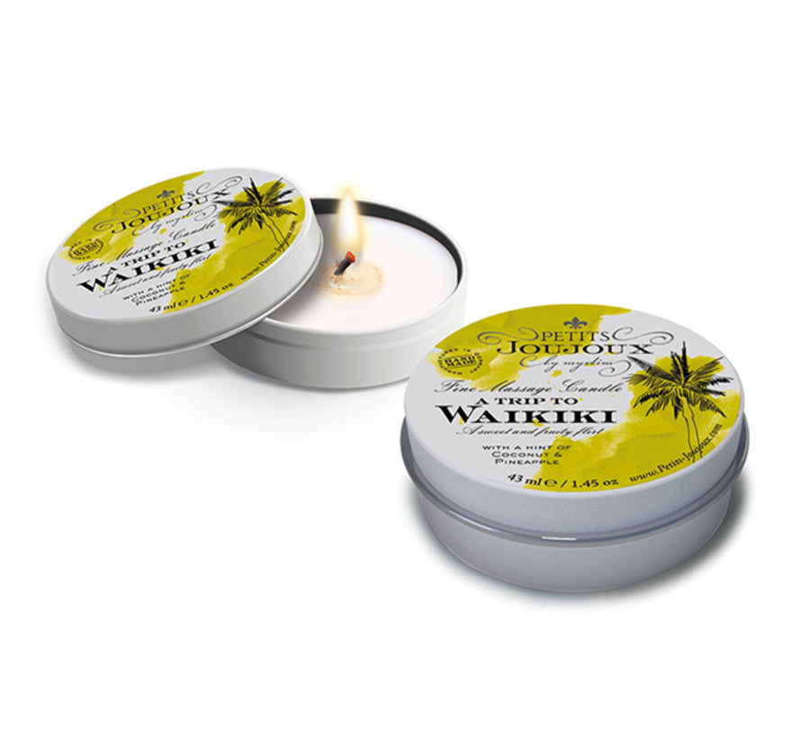 Petits Joujoux - Massage Candle Waikiki 33 gram