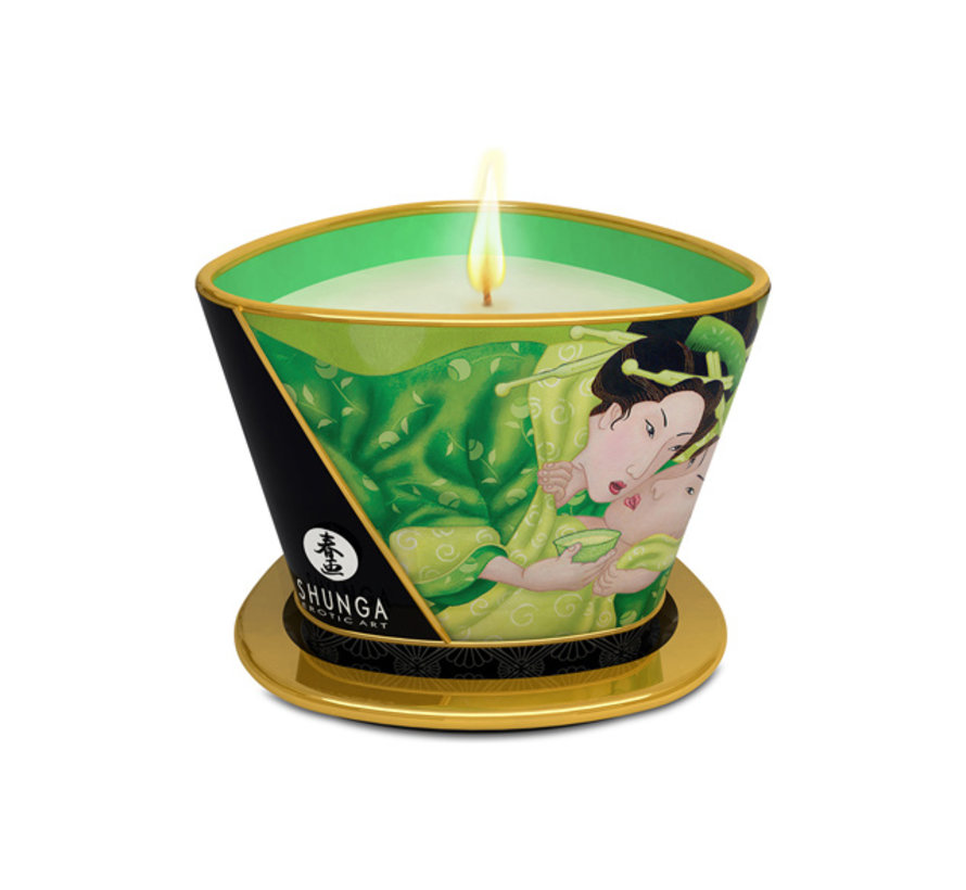 Shunga - Massagekaars Groene Thee 170 ml