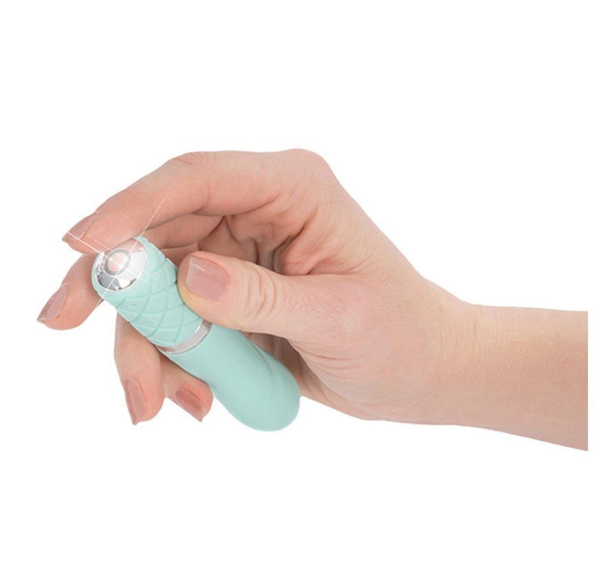 Pillow Talk - Flirty Mini Massager Blauwgroen