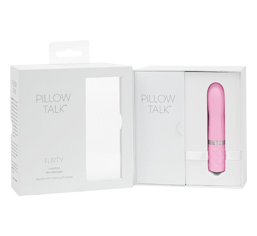 Pillow Talk Flirty Mini Vibrator - Pink