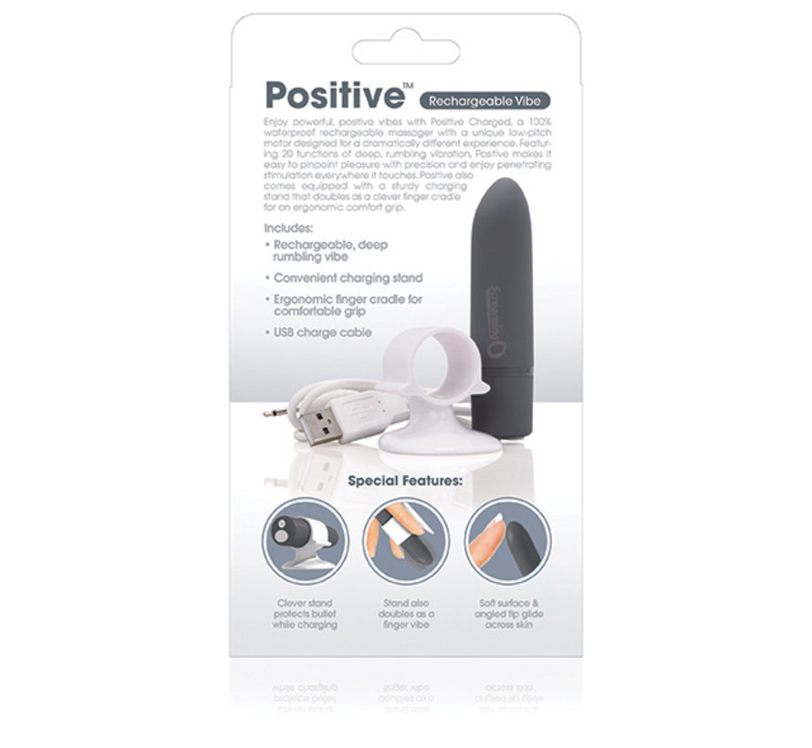 The Screaming O - Charged Positive Vibe Grey