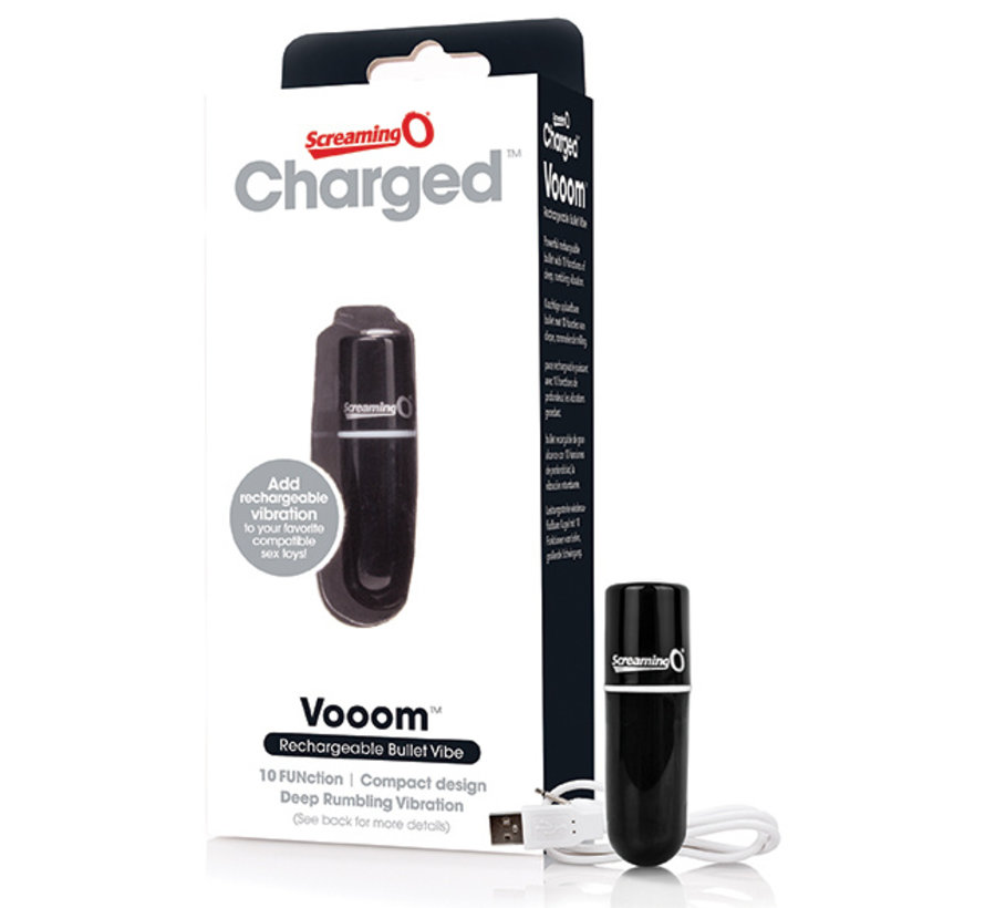 The Screaming O - Charged Vooom Bullet Vibe Zwart