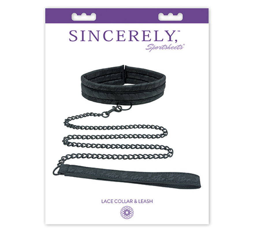 Sportsheets - Sincerely Lace Collar and Leash