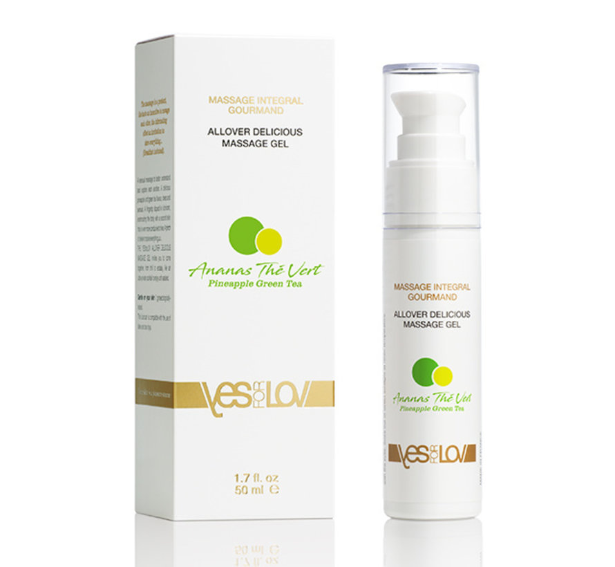 YESforLOV - Allover Delicious Massage Gel Pineapple Green Tea