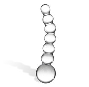 Glas Glas - Curved Glass Beaded Dildo