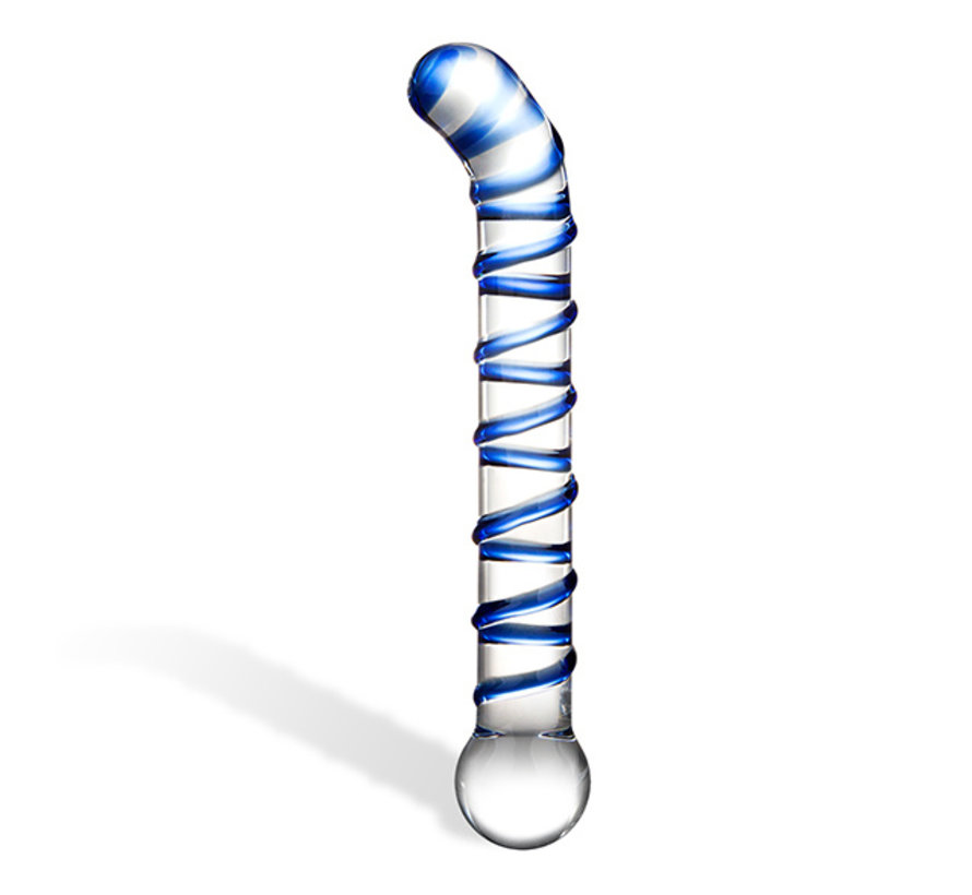 Glas - Mr. Swirly G-Spot Glass Dildo