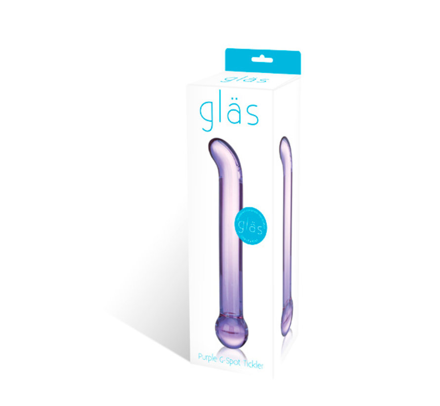 Glas - Purple Glazen G-Spot Tickler