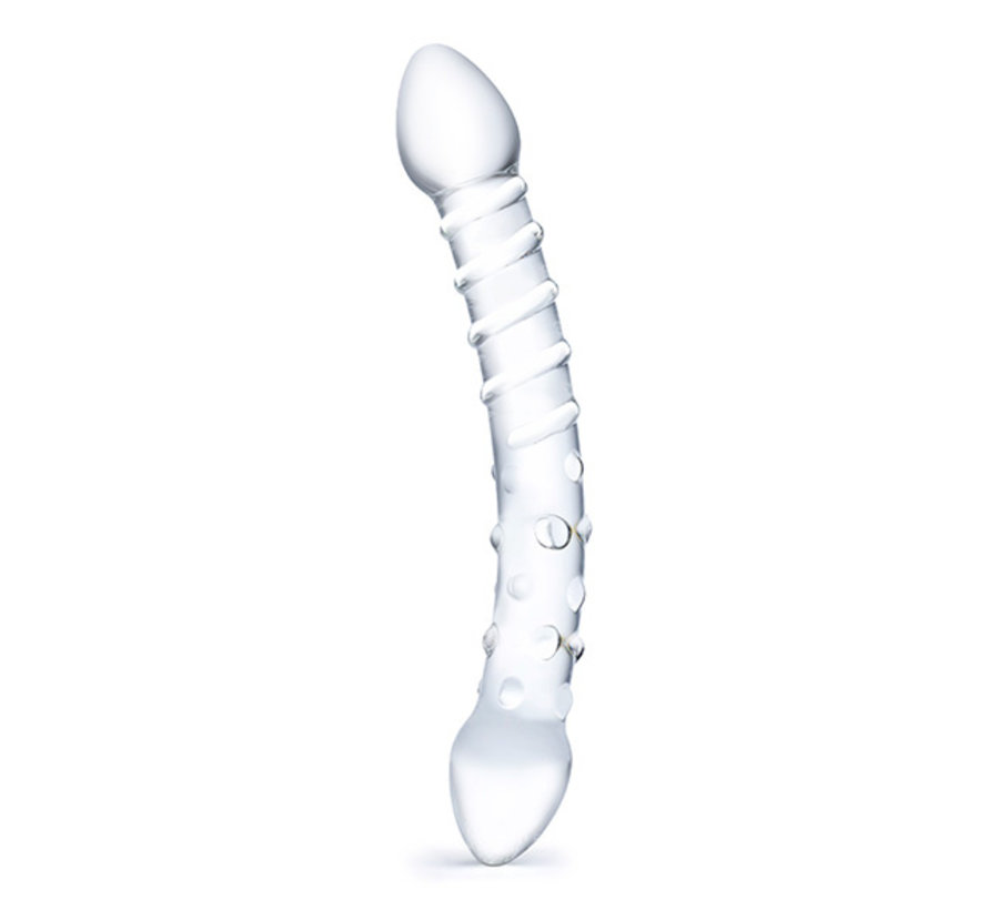 Glas - Double Trouble Glazen Dildo