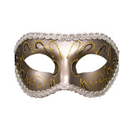 Sex & Mischief S&M - Grey Masquerade Masker
