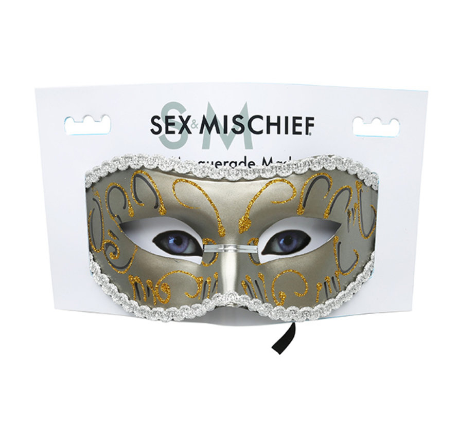Sportsheets - Sex & Mischief Grey Masquerade Masker
