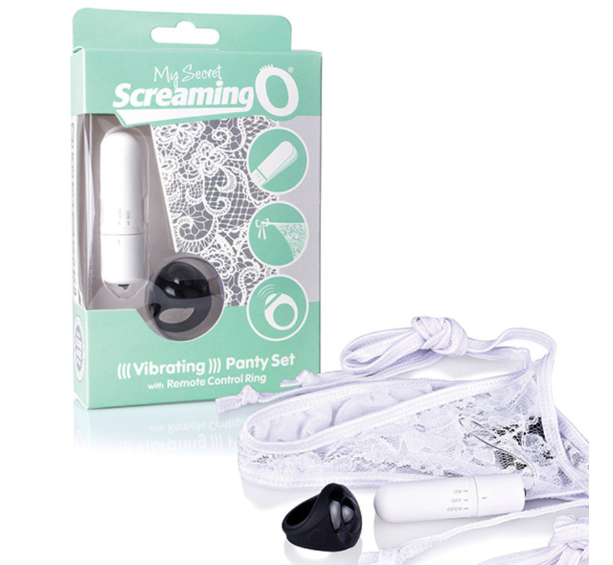 The Screaming O - Remote Control Panty Vibe White