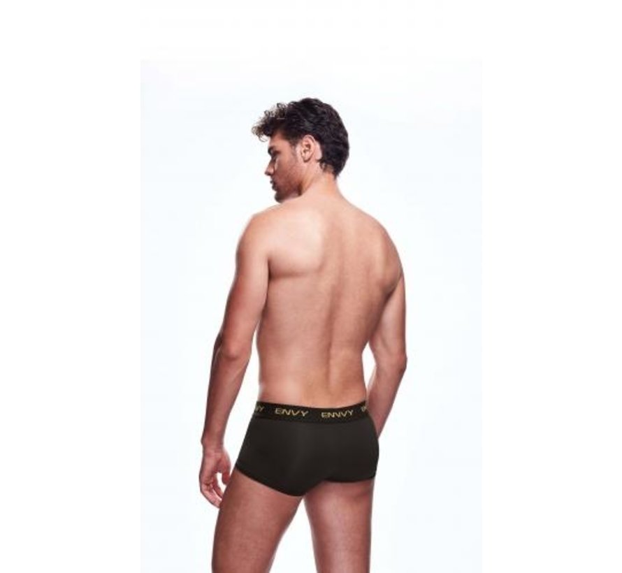 Envy Transparante Mesh Herenshort - Zwart