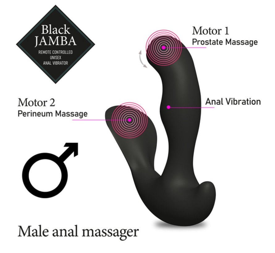 FeelzToys - Black Jamba Anaal Vibrator