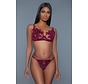 Evangeline BH Set - Bordeaux