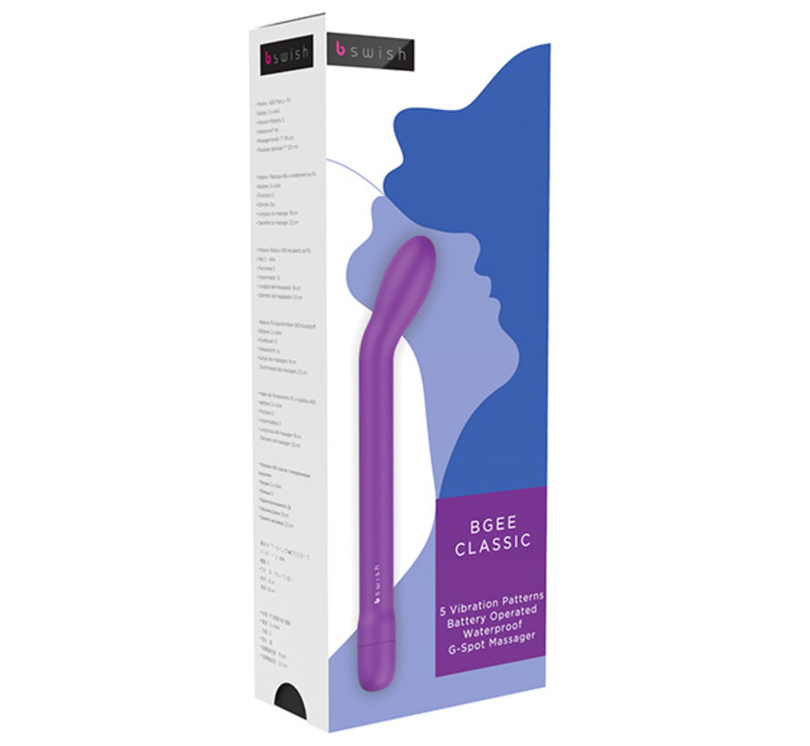 B Swish - bgee Classic G-Spot Vibrator Paars