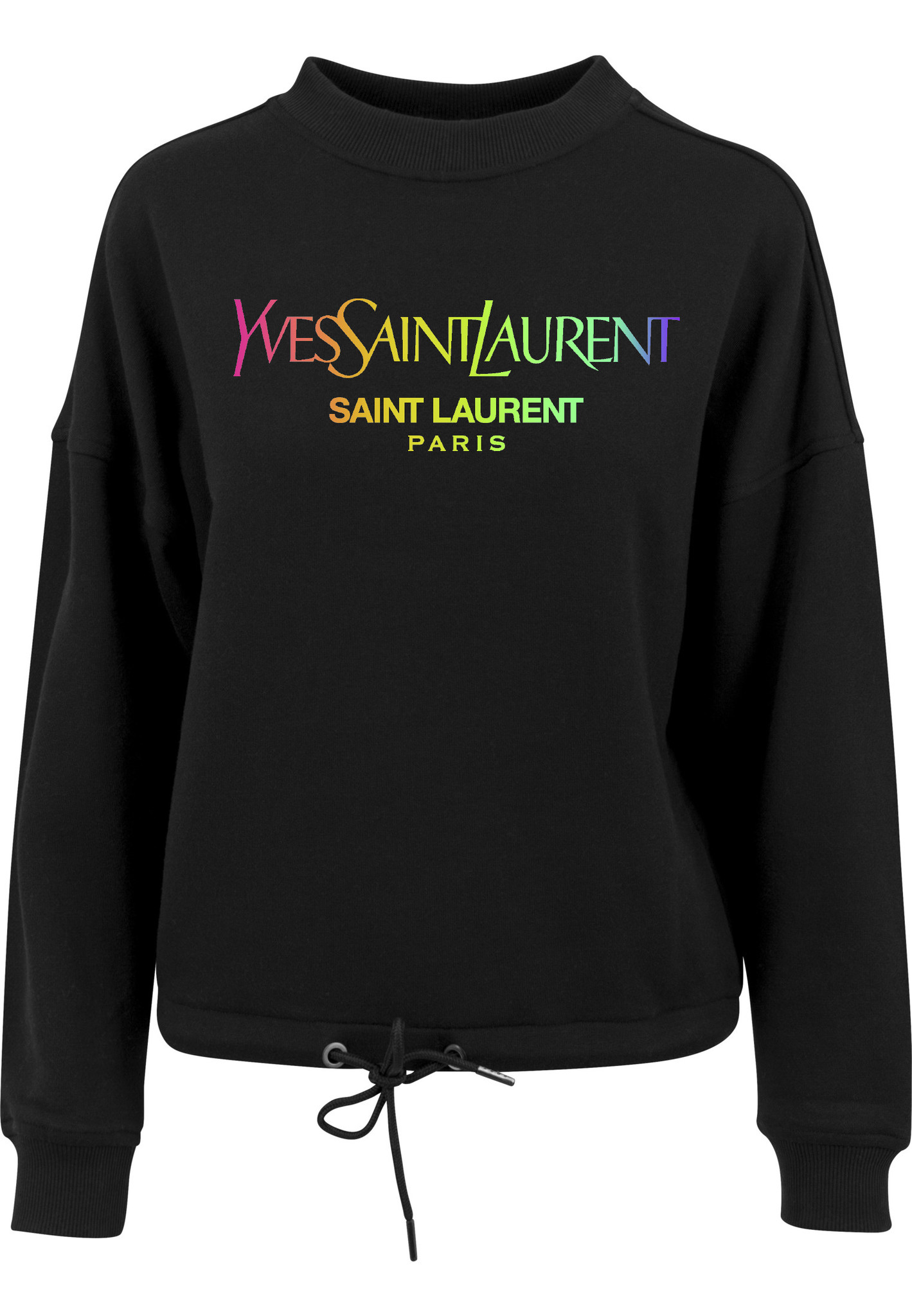 saint laurent rainbow sweater