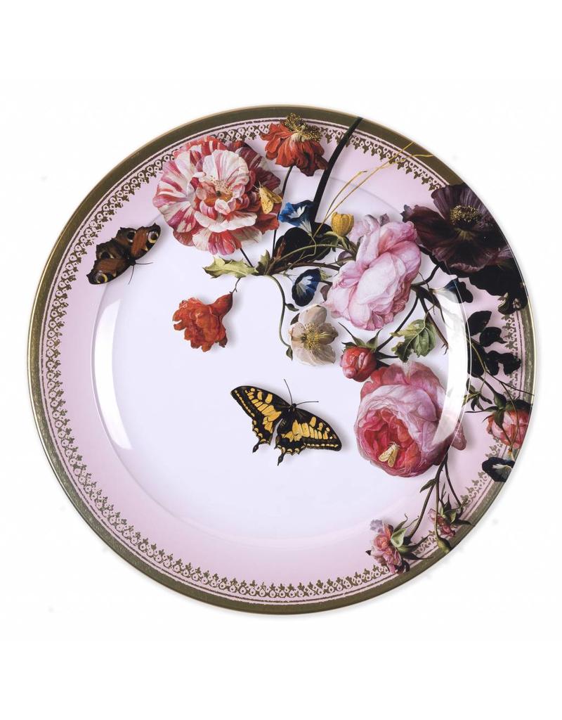 Decorative Plate Vase of Flowers