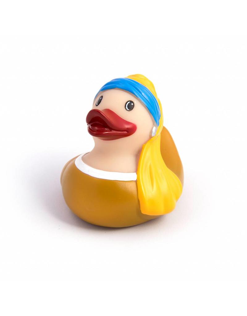 Rubber Duck Girl with a Pearl Earring
