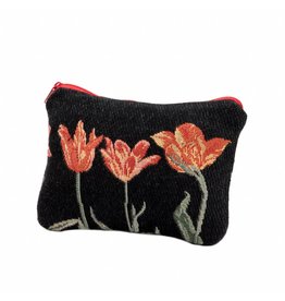 Pouch Tulips black