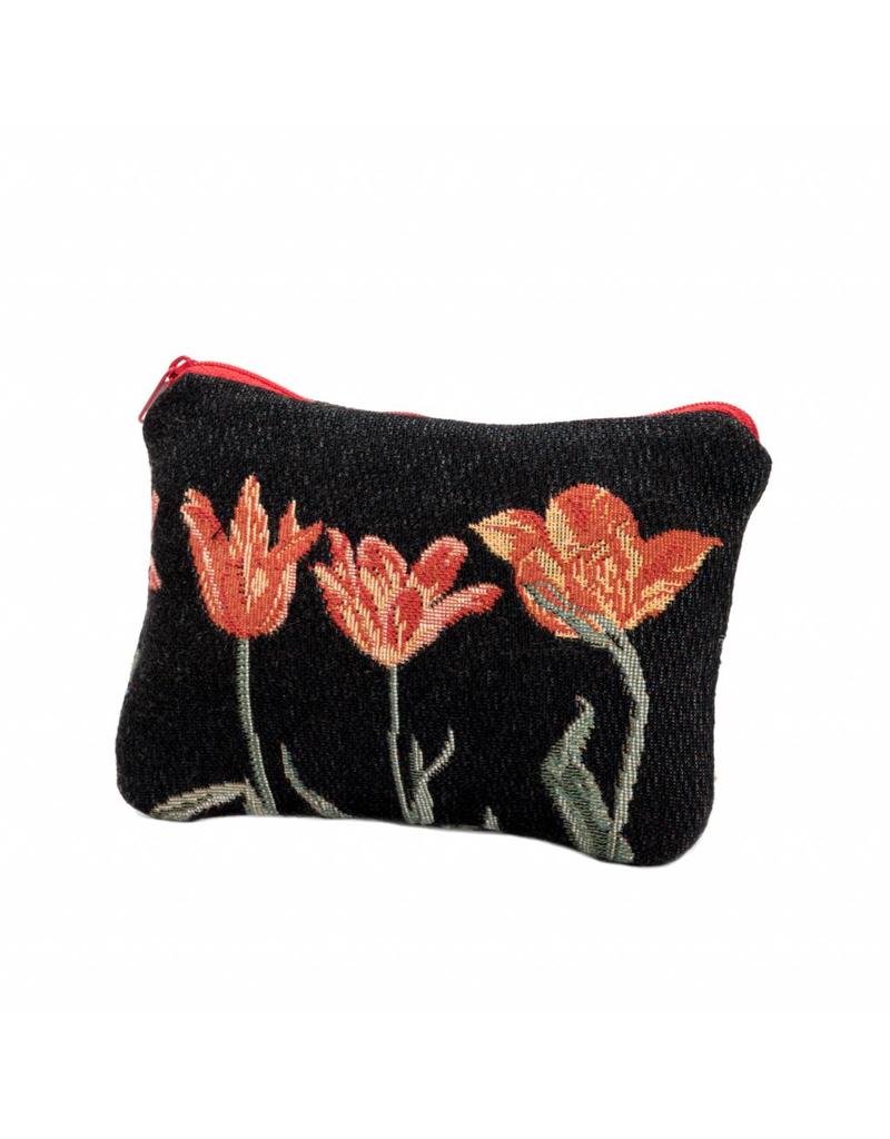 Pouch Tulips black