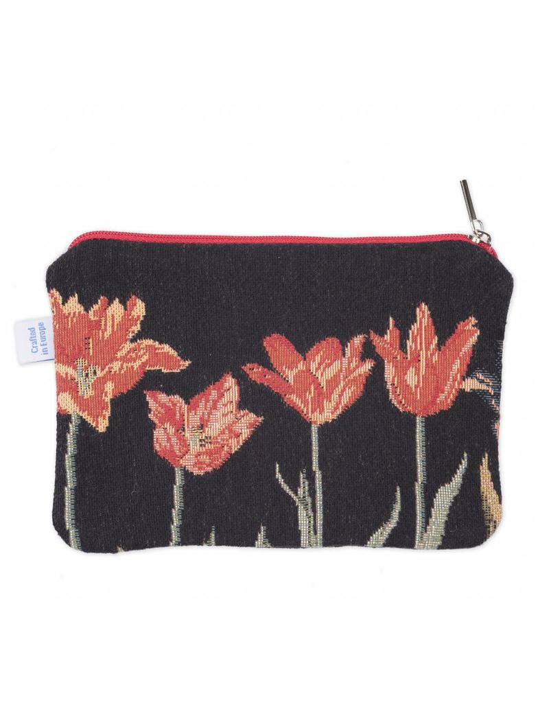 Pouch Tulips black