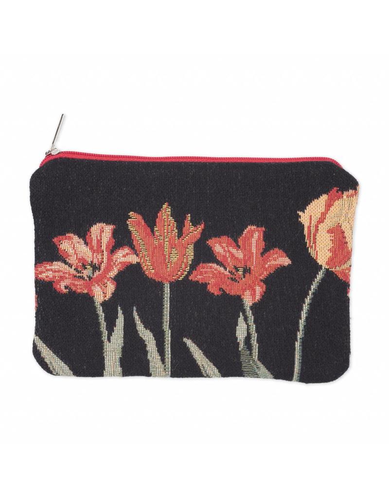 Pouch Tulips black