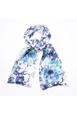 Shawl Delftsblauwe Bloemen