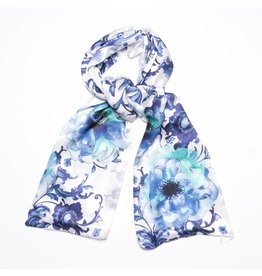 Shawl Delftsblauwe Bloemen
