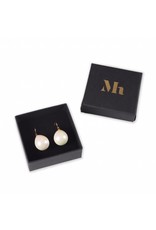 Pearl Earrings Silver colored hooks (Small)