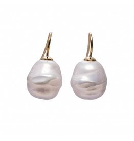 Baroque Earrings White (large)