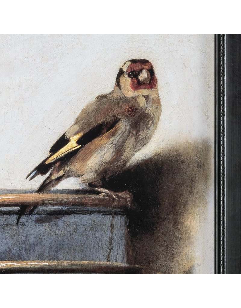 Reproduction The Goldfinch on Canvas framed
