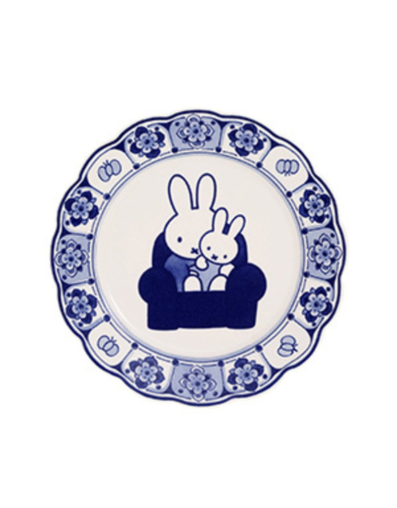 Plate Miffy Delft Blue