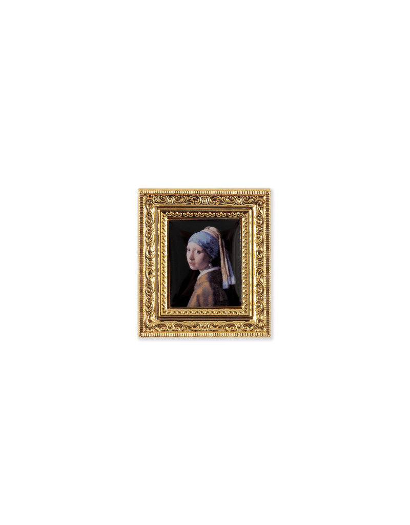 Pin Girl with a pearl earring framed