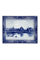 Wall-mounted platter View of Delft