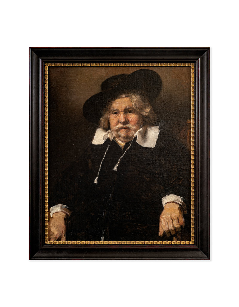 3D Reproductie Rembrandt - Portret van een oude man, 1667