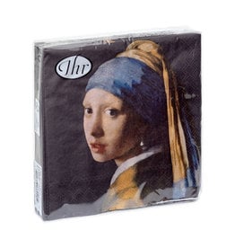 Napkins Girl with a Pearl Earring (dark)