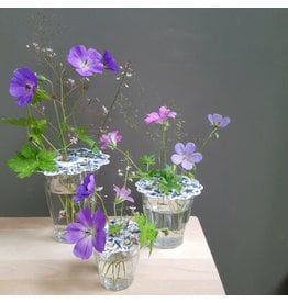 Flower frogs Delft blue