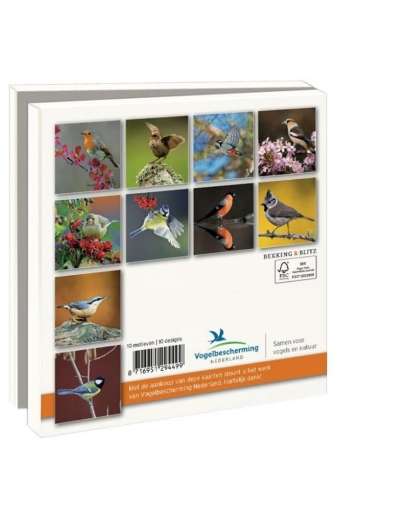 Card Wallet Garden Birds, Bird Protection Netherlands