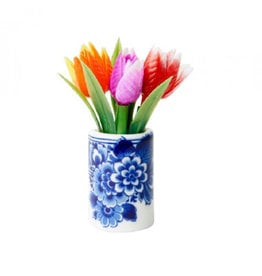 Magnet tulips Delft Blue