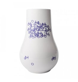 Vase  Bicycle Delft blue