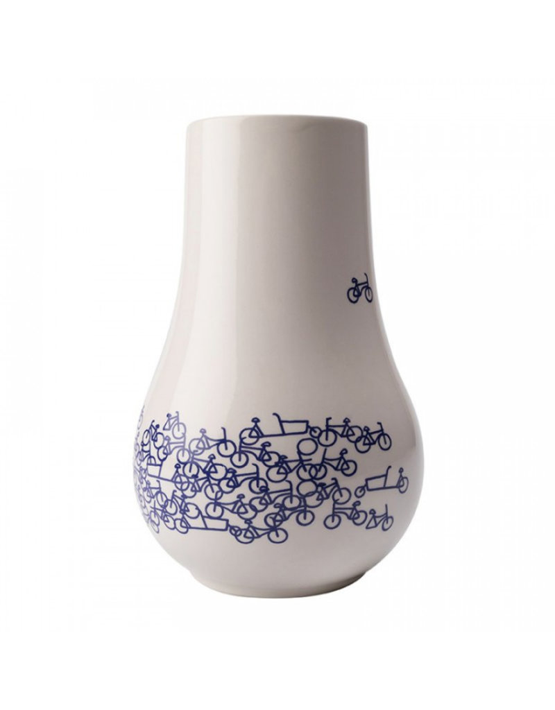 Vase  Bicycle Delft blue No1