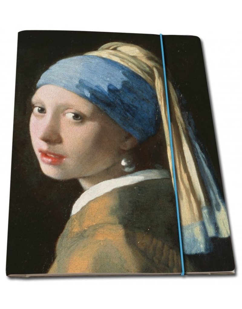 Portfoliomap A4 Girl with the Pearl Earring, Johannes Vermeer