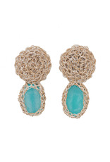 Earrings drop turquoise