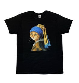 T-shirt cat Vermeer XL