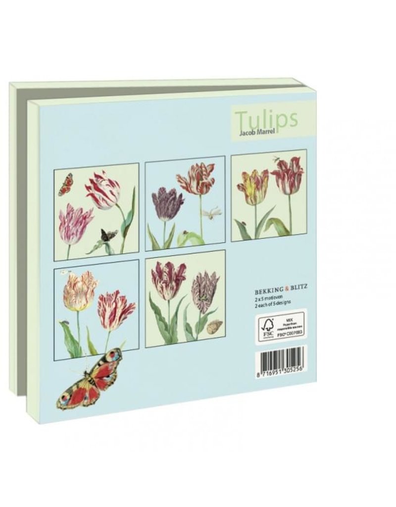 Card Wallet Tulips, Jacob Marrel, Collection Rijksmuseum Amsterdam