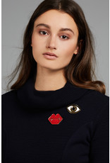 Brooch Mouth Eye