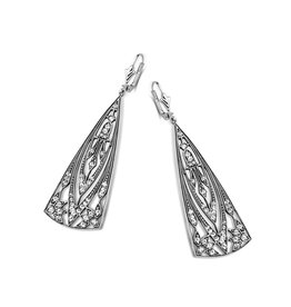 Earrings Art  Deco Sterling Silver