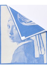 Tea towel Girl with a Pearl Earring blue - prilab