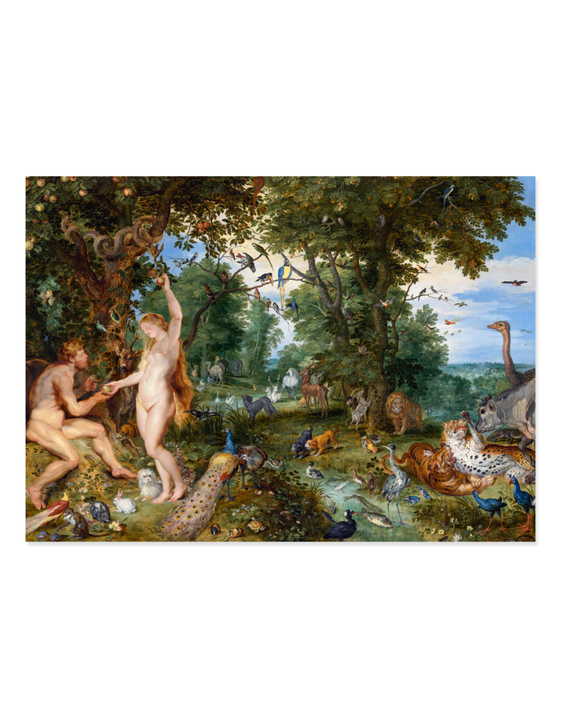 Poster The Garden of Eden with the Fall of Man