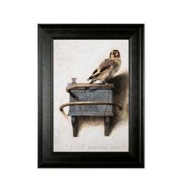 Reproduction The Goldfinch on Canvas framed